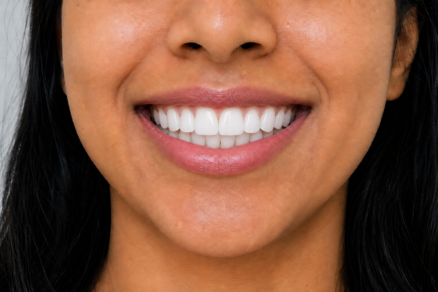 Smile after Clearbee alignment